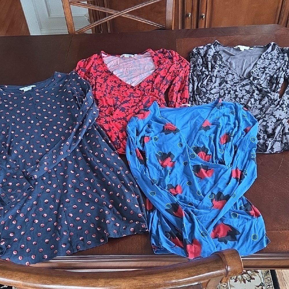 Boden BUNDLE includes 3 wrap tops plus one dress size 6 for tops zize 8 dress